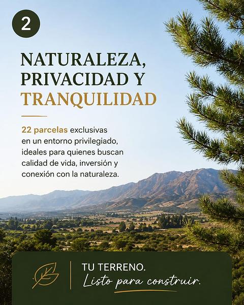 Fundo La Tiza es un condominio consolidado de parcelas en el Valle Alegre, sobre la ruta interior entre Maitencillo y Concón